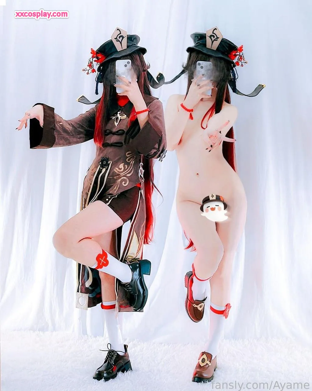 Cosplay Hu Tao Séduisant d'Ayame
