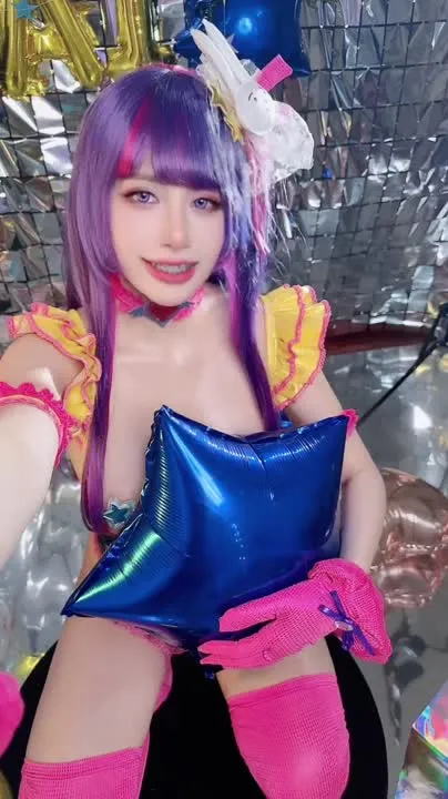 Byoru cosplay album Byoru bilang Hoshino Ai: Bunny Idol Glamour - Video 63