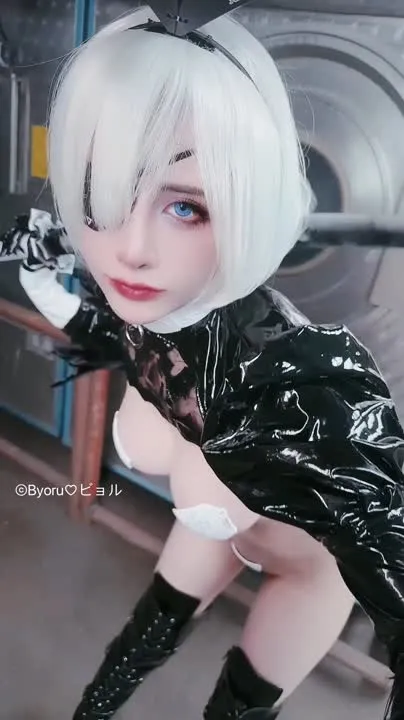 Byoru cosplay album Byoru - 2B 赛博兔娘 - Video 47