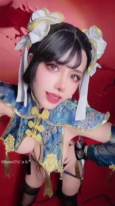 Byoru cosplay album Byoru 化身春丽 - Video 64