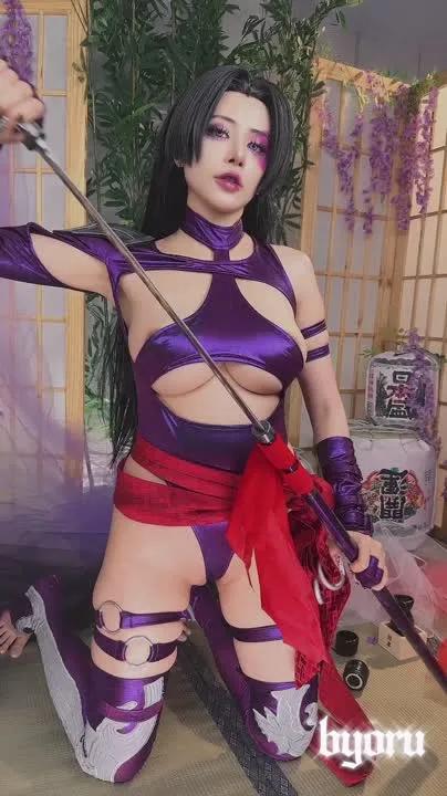 Byoru cosplay album Byorus Psylocke Cosplay - Video 81