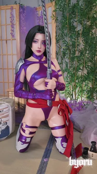 Byoru cosplay album Byorus Psylocke Cosplay - Video 93