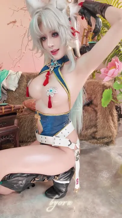 Byoru cosplay album Byoru bilang Feixiao - Video 81