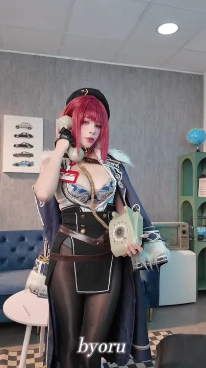 Byoru cosplay album Byoru: Marine OL Sedutora - Video 102