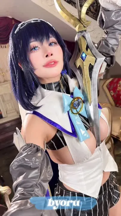 Byoru cosplay album Byoru: Ouro Kronii - Video 103