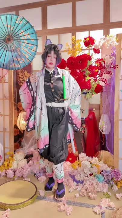 Byoru cosplay album Byoru sebagai Shinobu Kocho - Video 76