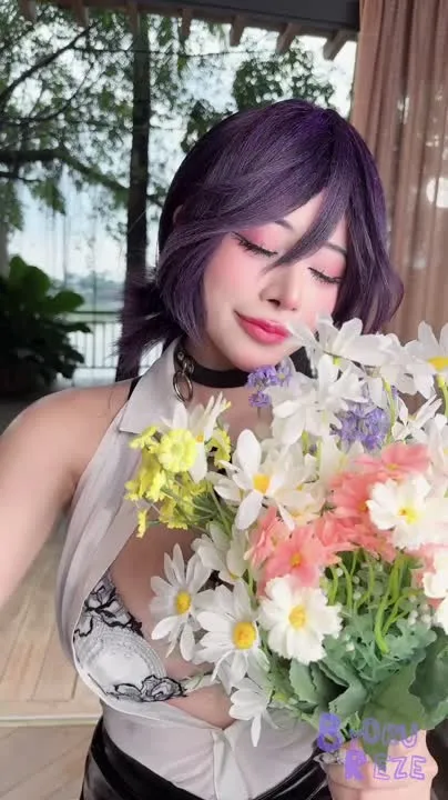 Byoru cosplay album Byoru sebagai Reze - Chainsaw Man Gravure - Video 64