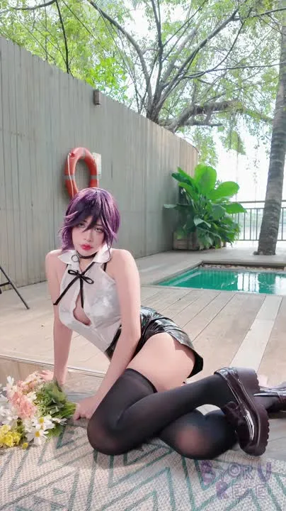Byoru cosplay album Byoru sebagai Reze - Chainsaw Man Gravure - Video 72
