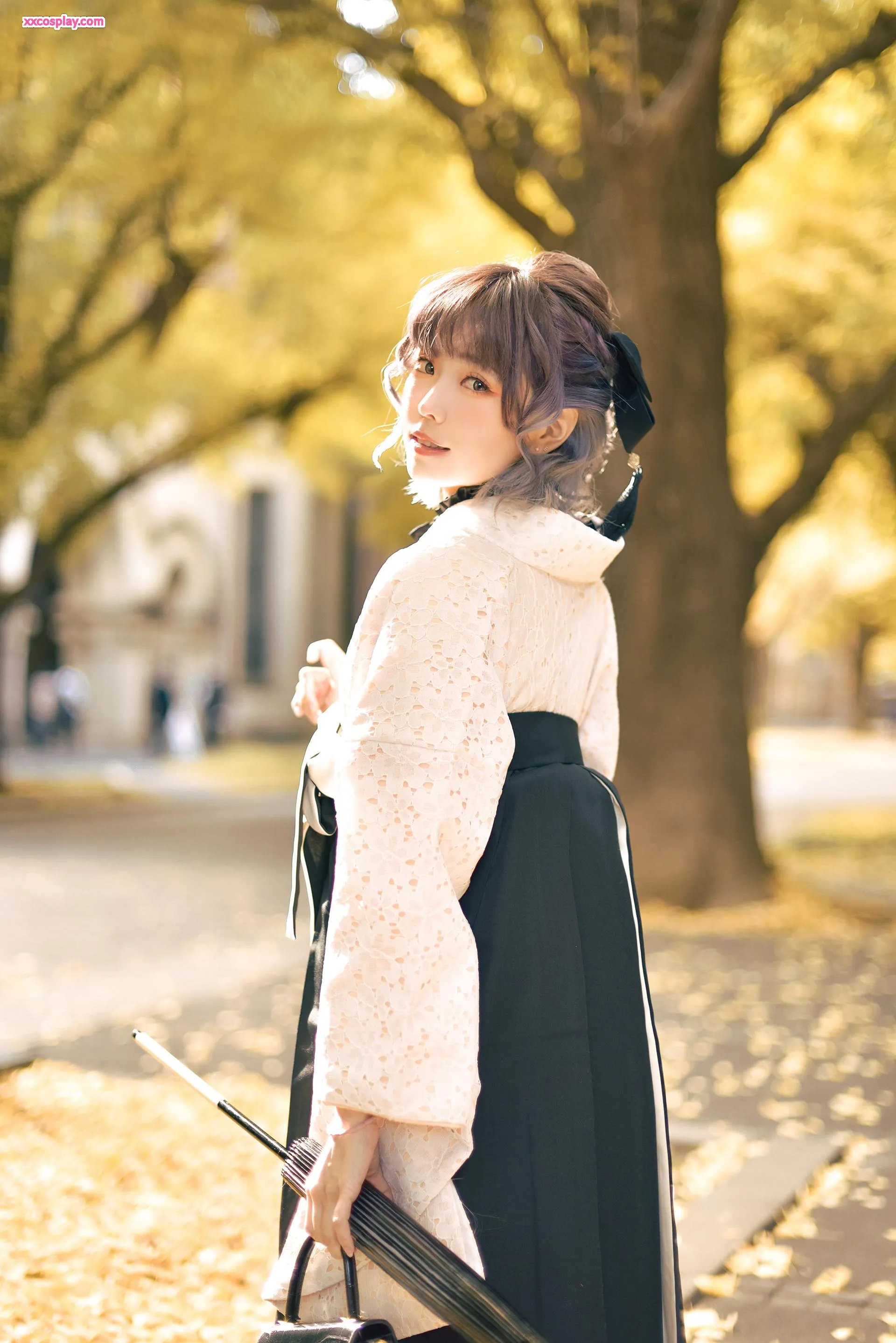 ElyEE子 Hakama Bạch quả
