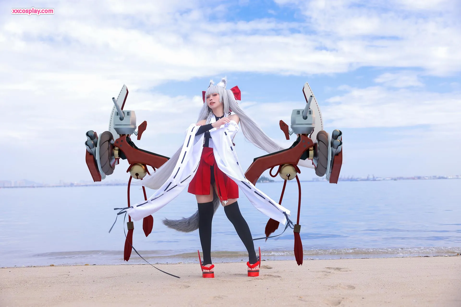 G44不會受傷 朝凪原皮海邊Cosplay