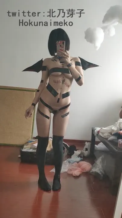 Hokunaimeko cosplay album 北薊芽子：诱惑魅魔cosplay - Video 96