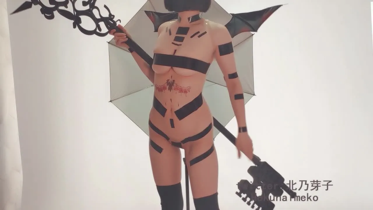 Hokunaimeko cosplay album 北薊芽子：诱惑魅魔cosplay - Video 97