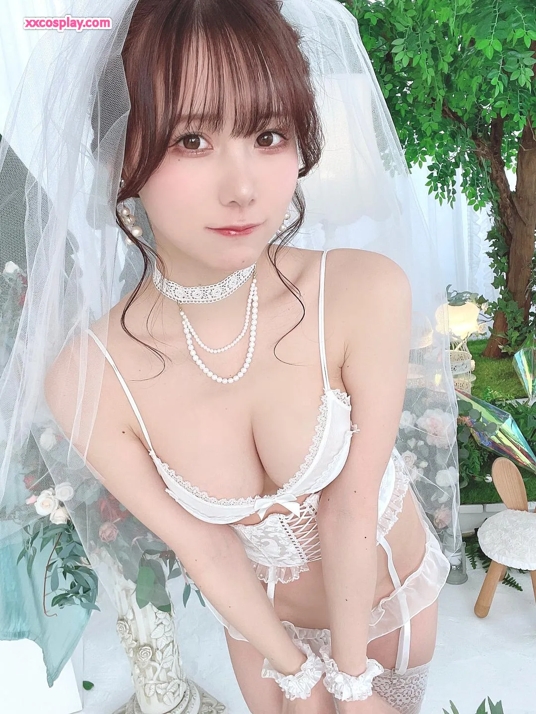 KenKen en Lingerie de Mariée Enchantée 💐💍