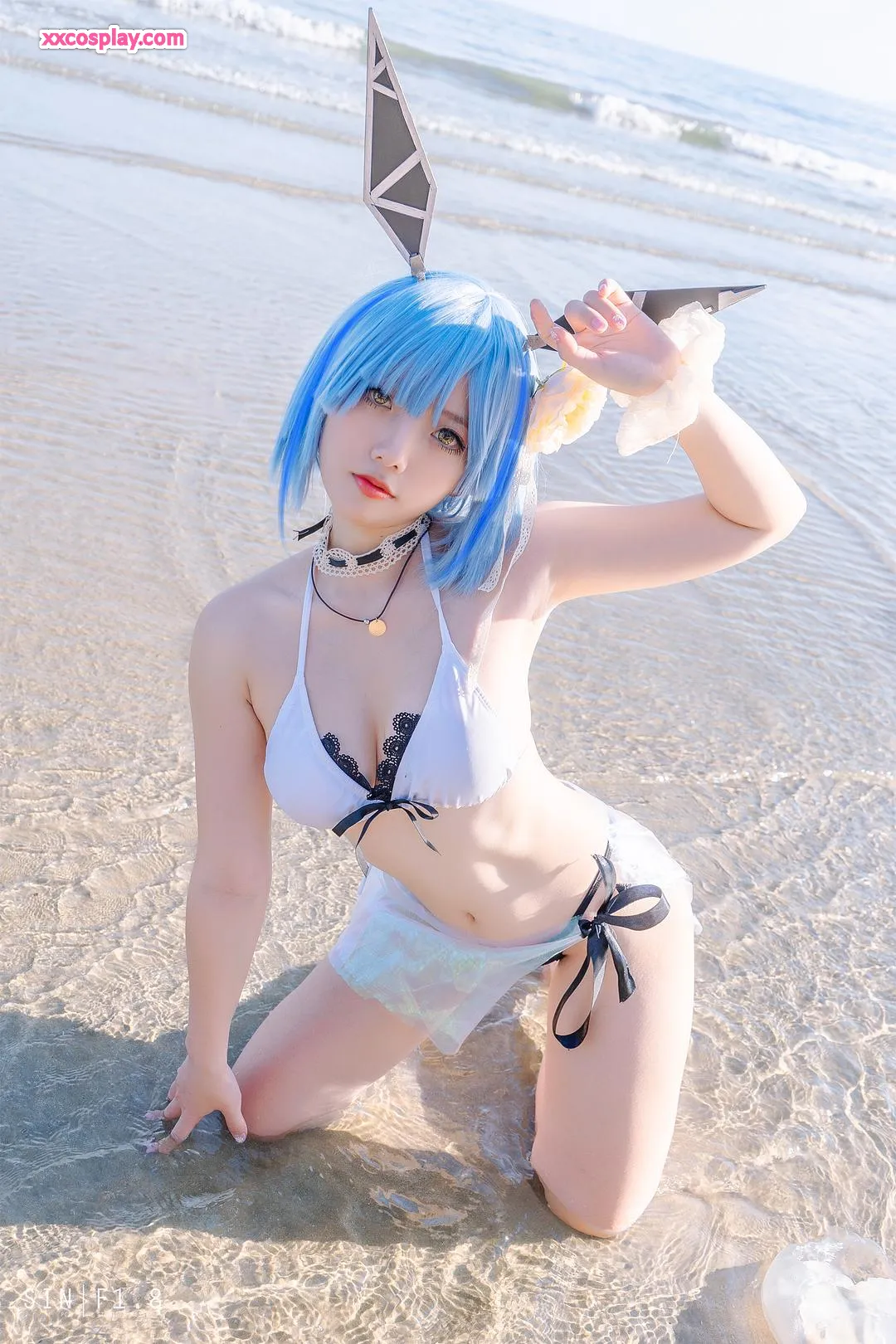 Messie Huang：加斯科涅泳装写真