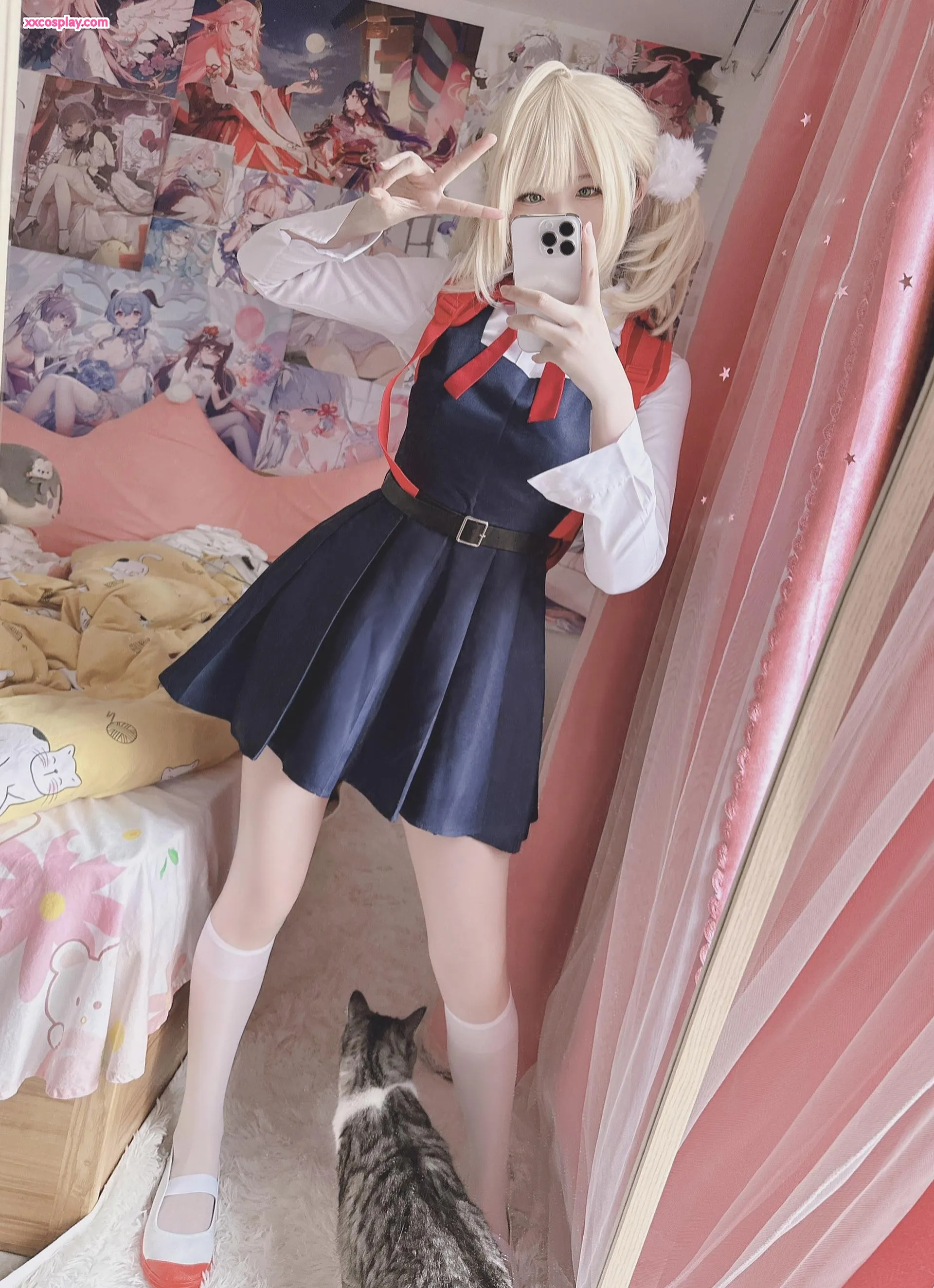 Misa呆呆 时雨羽衣学生制服Cosplay