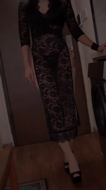 Money冷冷 cosplay album Money冷冷 - Verführerisches Spitzen-Cheongsam - Video 71