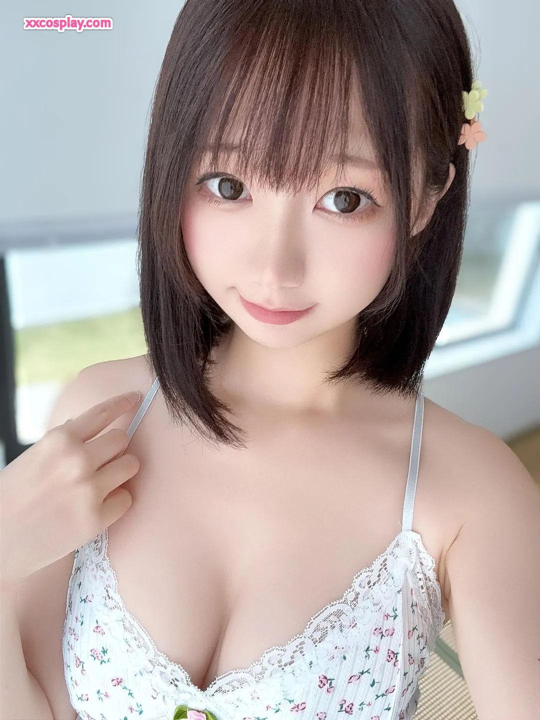Lingerie Renda Bunga Memikat Nagesa魔物喵