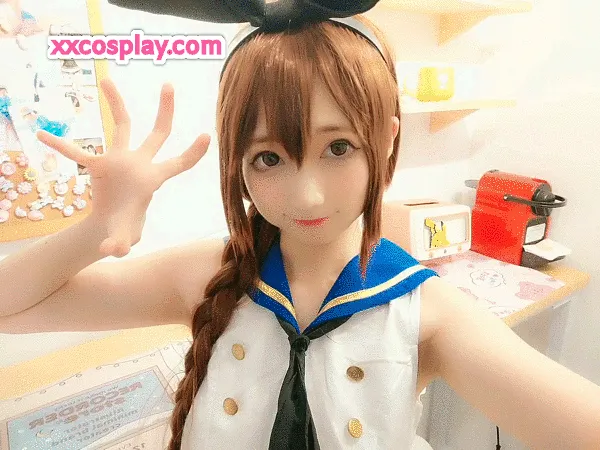 Nagesa魔物喵のセクシーセーラー服グラビア