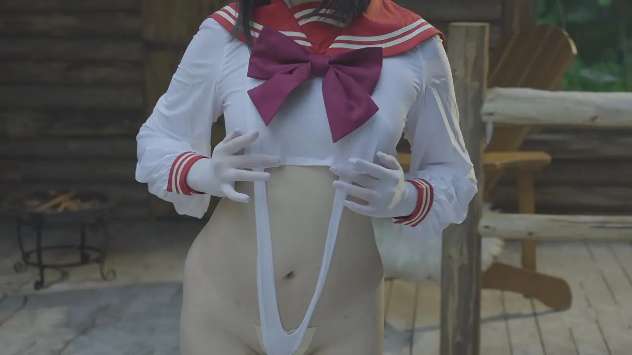 Natsuko夏夏子 cosplay album Đồng Phục Thủy Thủ Quyến Rũ Của Natsuko - Video 2