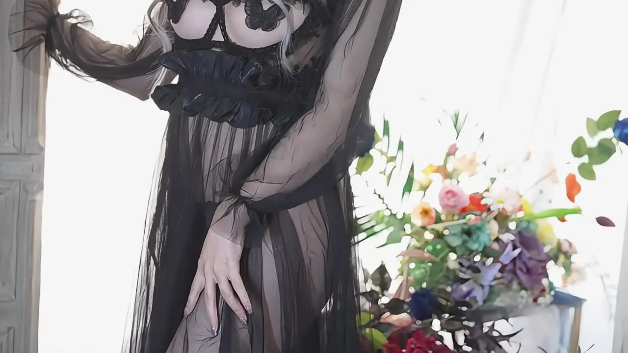 Natsuko夏夏子 cosplay album Natsuko夏夏子: Black Butterfly - Video 63