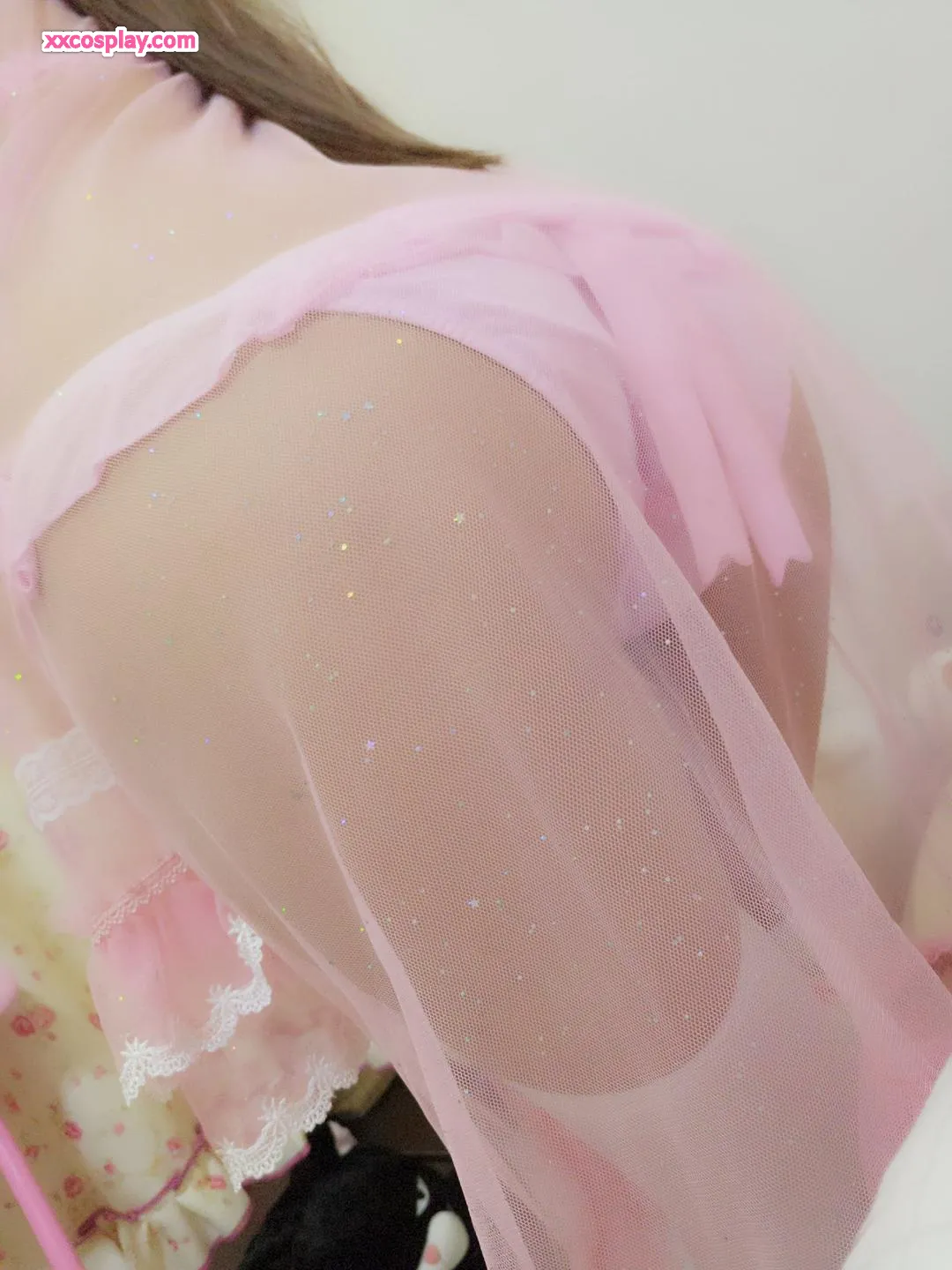 니쿠미쿄 핑크 카와이 란제리