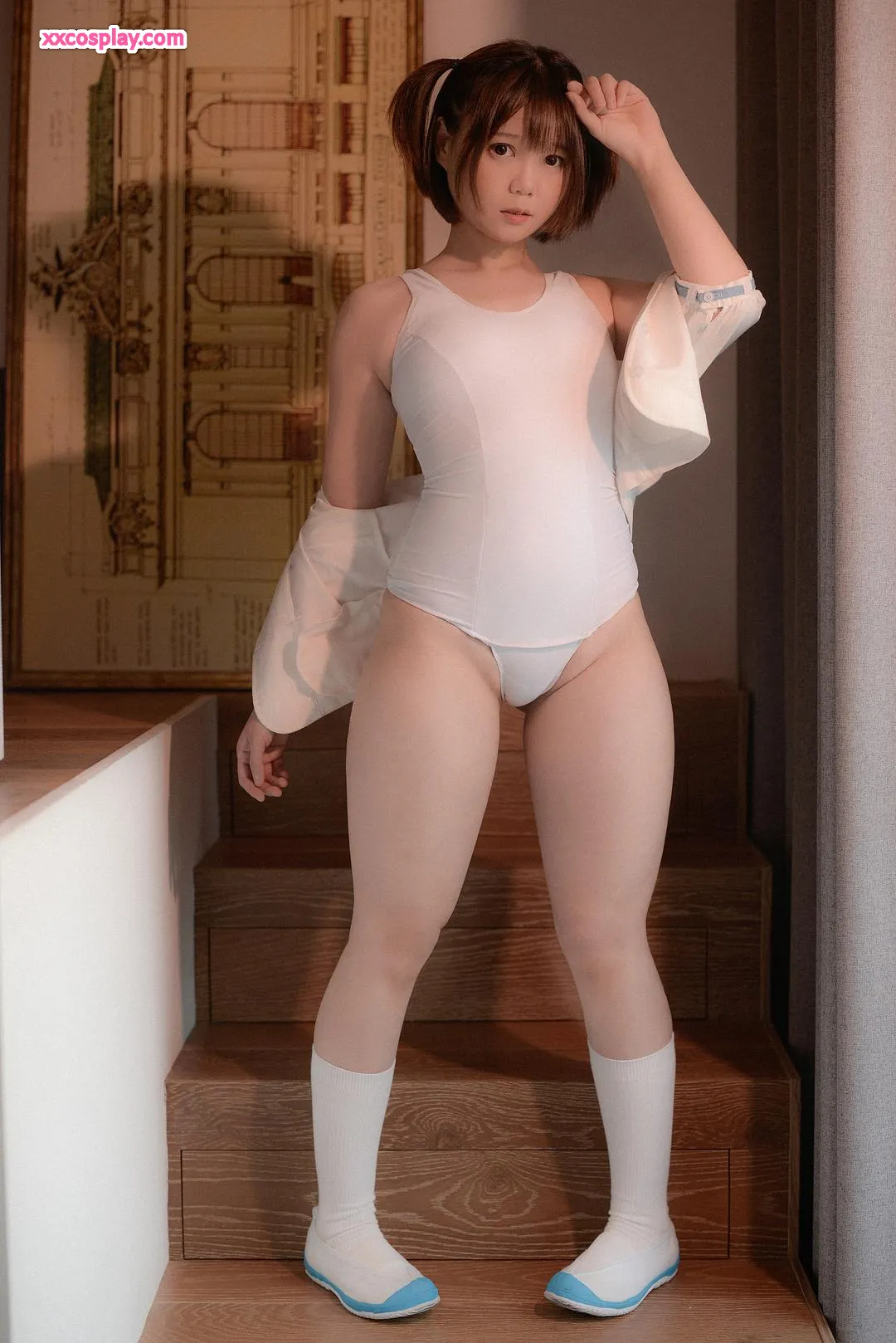 Nikumikyo White Sukumizu Gravure