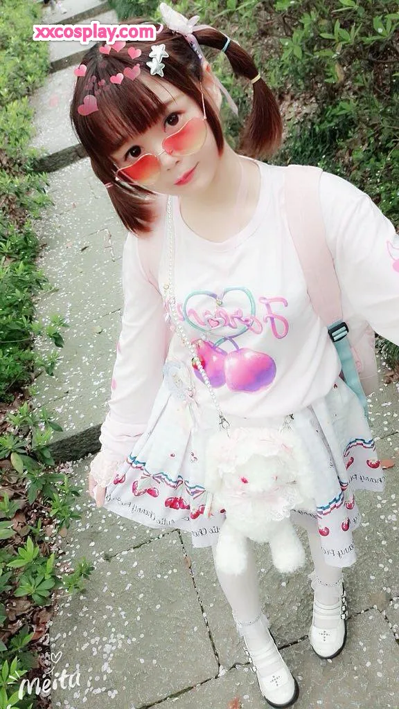 Nikumikyo 카와이 체리 파크 그라비아