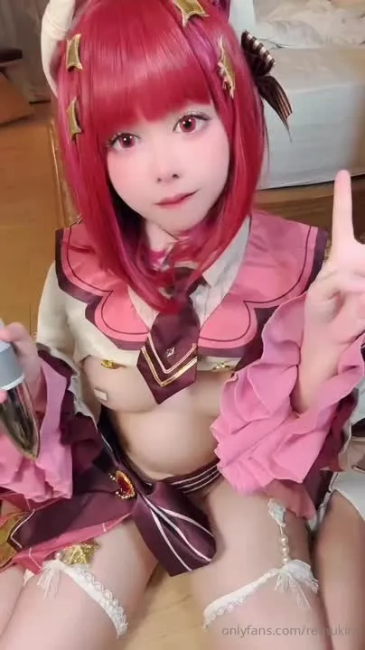 Remukira cosplay album Remukira : Bunny Girl à Motifs Vache Séduisante - Video 30