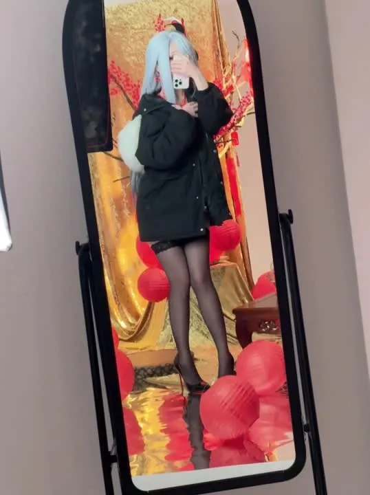 Rioko凉凉子 cosplay album Rioko凉凉子 申鹤旗袍 Cosplay - Video 45