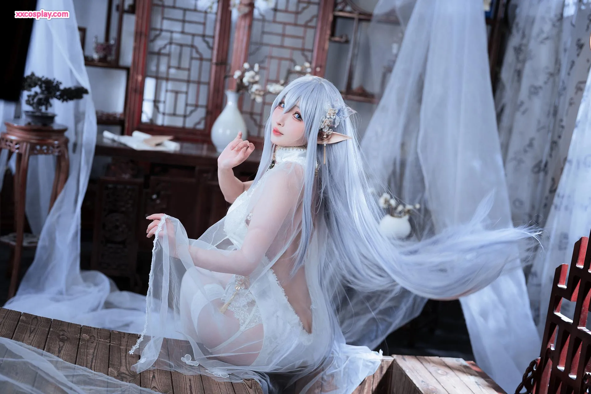 Rioko Liangliangzi - Albion Qipao Cosplay