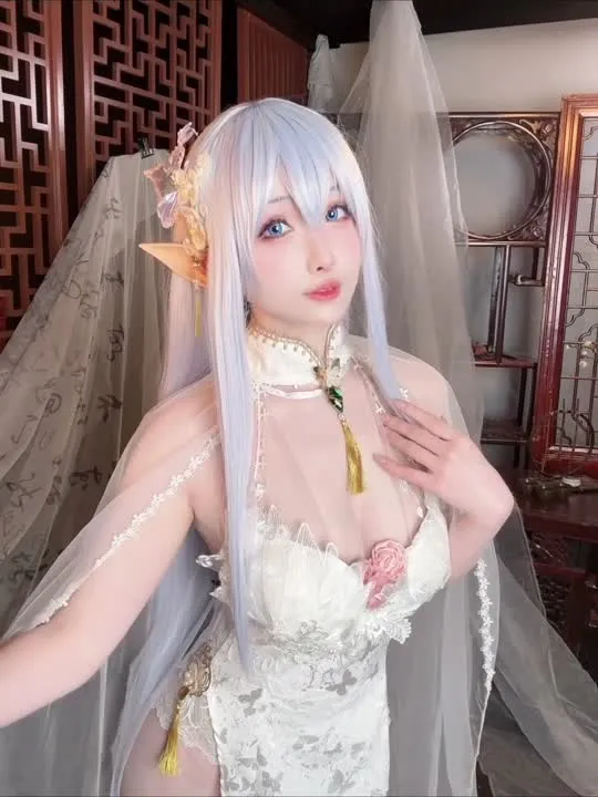 Rioko凉凉子 cosplay album Rioko Liangliangzi - Albion Qipao Cosplay - Video 44