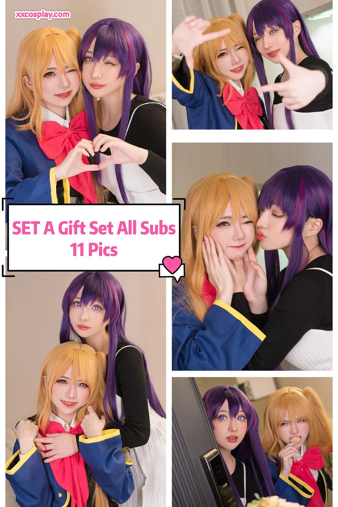 Sayo Momo: Ruby & Ai Sexy Maid Cosplay