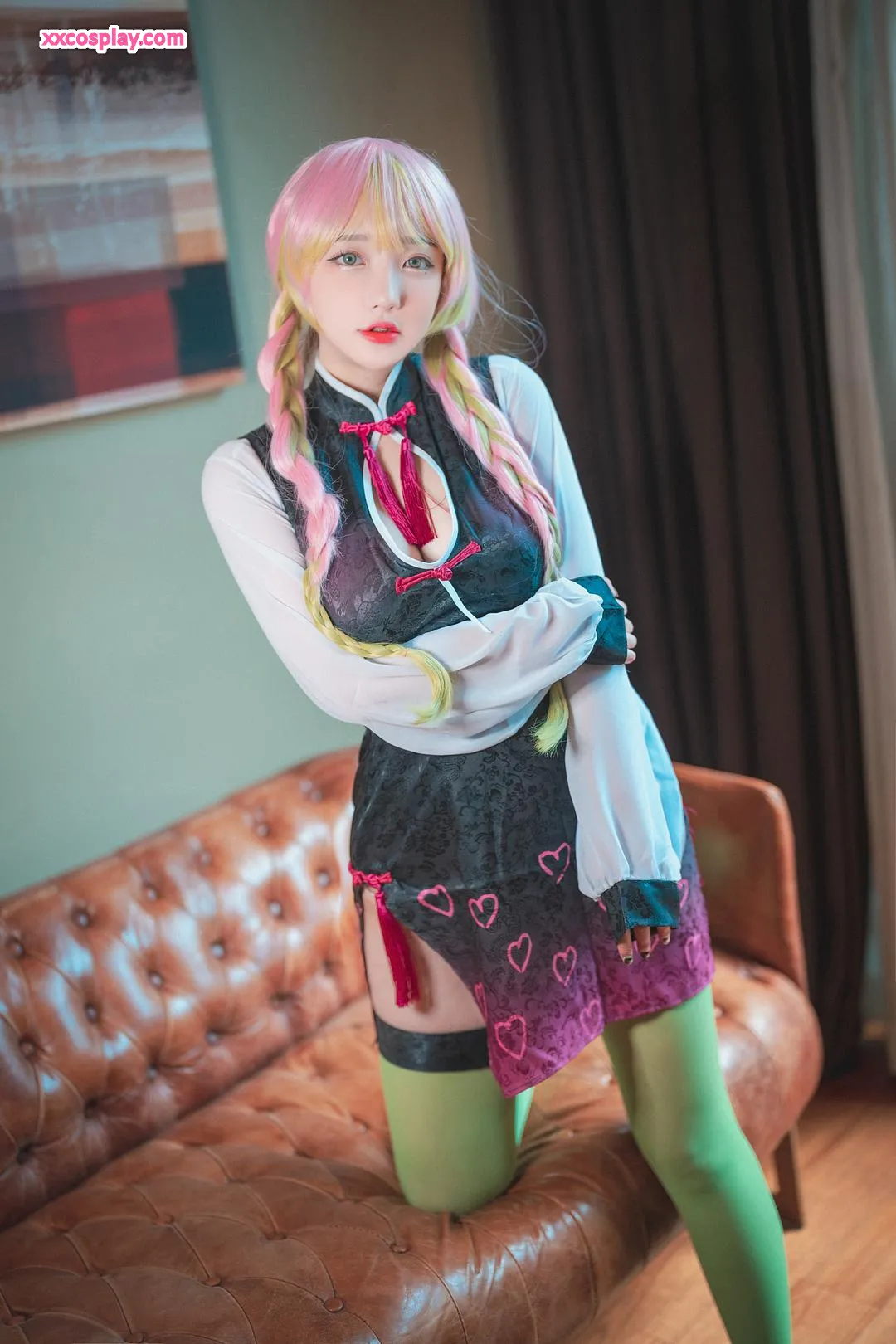 孙乐乐 甘露寺蜜璃 鬼灭之刃 Cosplay