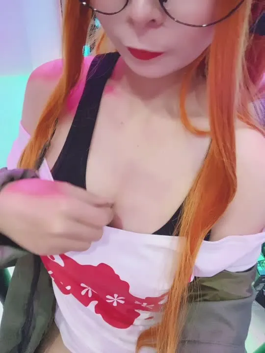 Umeko J cosplay album Umeko J sebagai Futaba Sakura - Cosplay Persona 5 - Video 120
