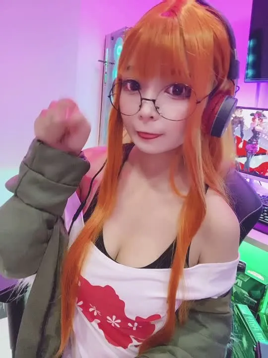 Umeko J cosplay album Umeko J sebagai Futaba Sakura - Cosplay Persona 5 - Video 121