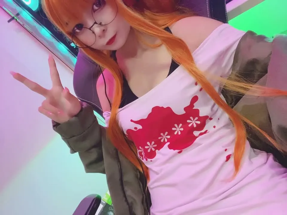Umeko J cosplay album Umeko J sebagai Futaba Sakura - Cosplay Persona 5 - Video 125