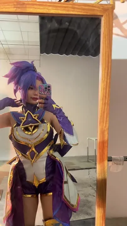 ZinieQ cosplay album ZinieQ & PingPing: Akali e Kai'Sa Star Guardian - Video 55