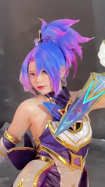 ZinieQ cosplay album ZinieQ & PingPing: Akali e Kai'Sa Star Guardian - Video 60