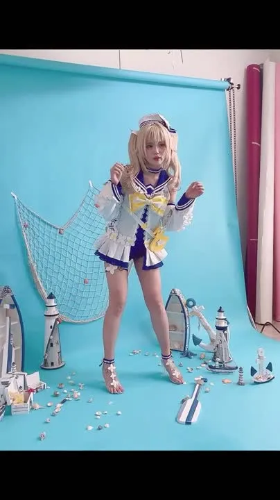 ZinieQ cosplay album ZinieQ: 바르바라 수영복 (원신) - Video 29