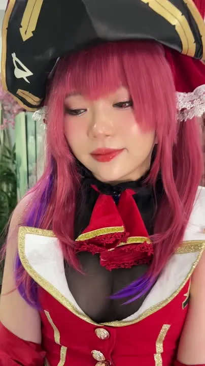 ZinieQ cosplay album ZinieQ como Houshou Marine - Cosplay Pirata Hololive - Video 40