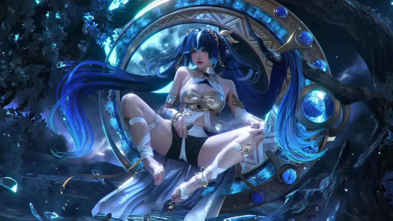 kaOri cosplay album kaOri sebagai Furina: Gravure Mistis - Video 13