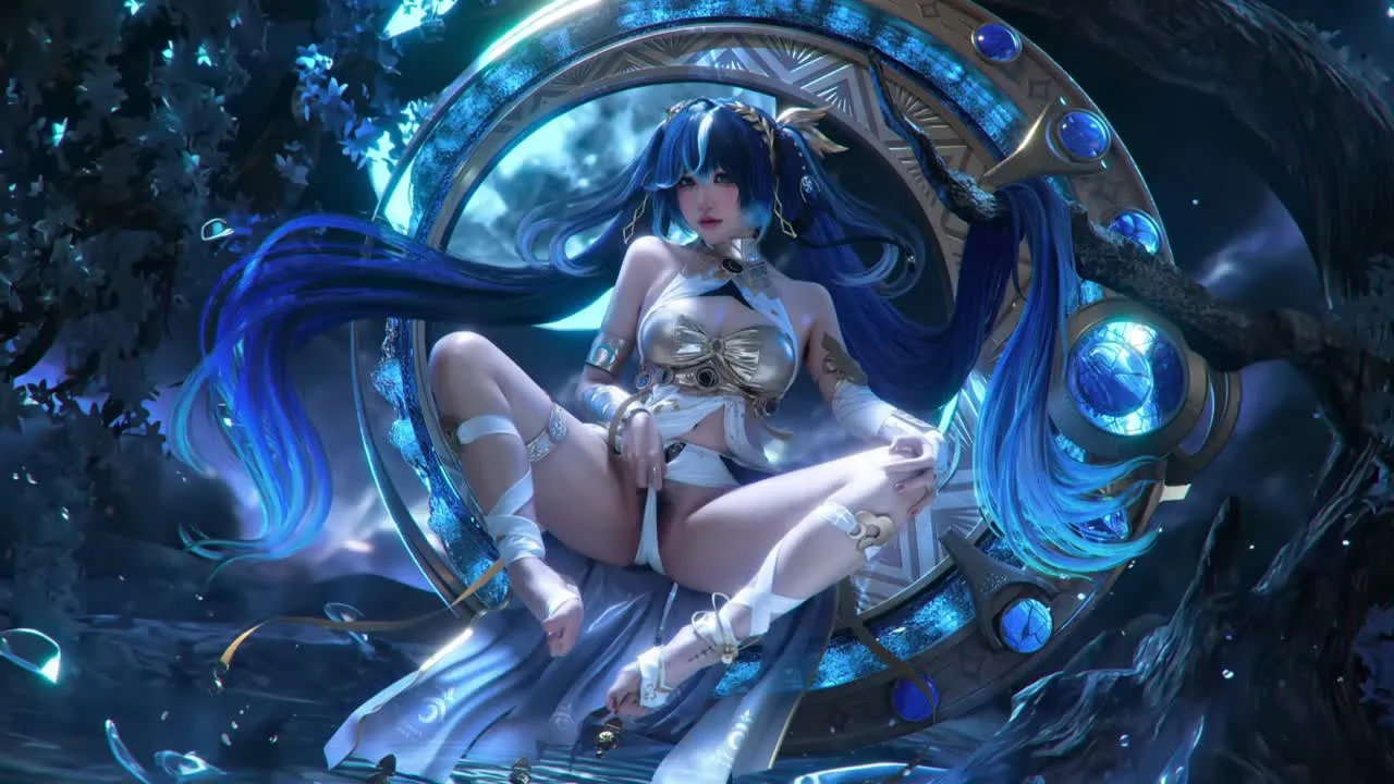 kaOri cosplay album kaOri sebagai Furina: Gravure Mistis - Video 14