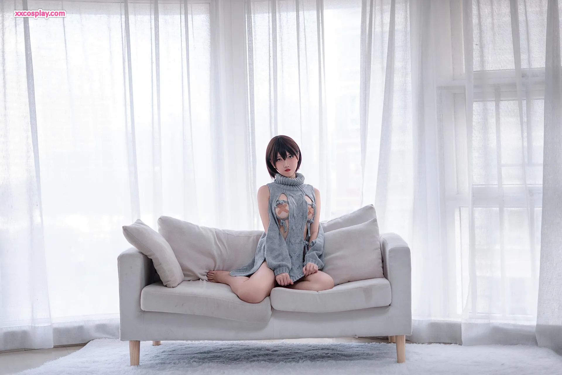 kaOri - Pull Tricoté Dos Nu