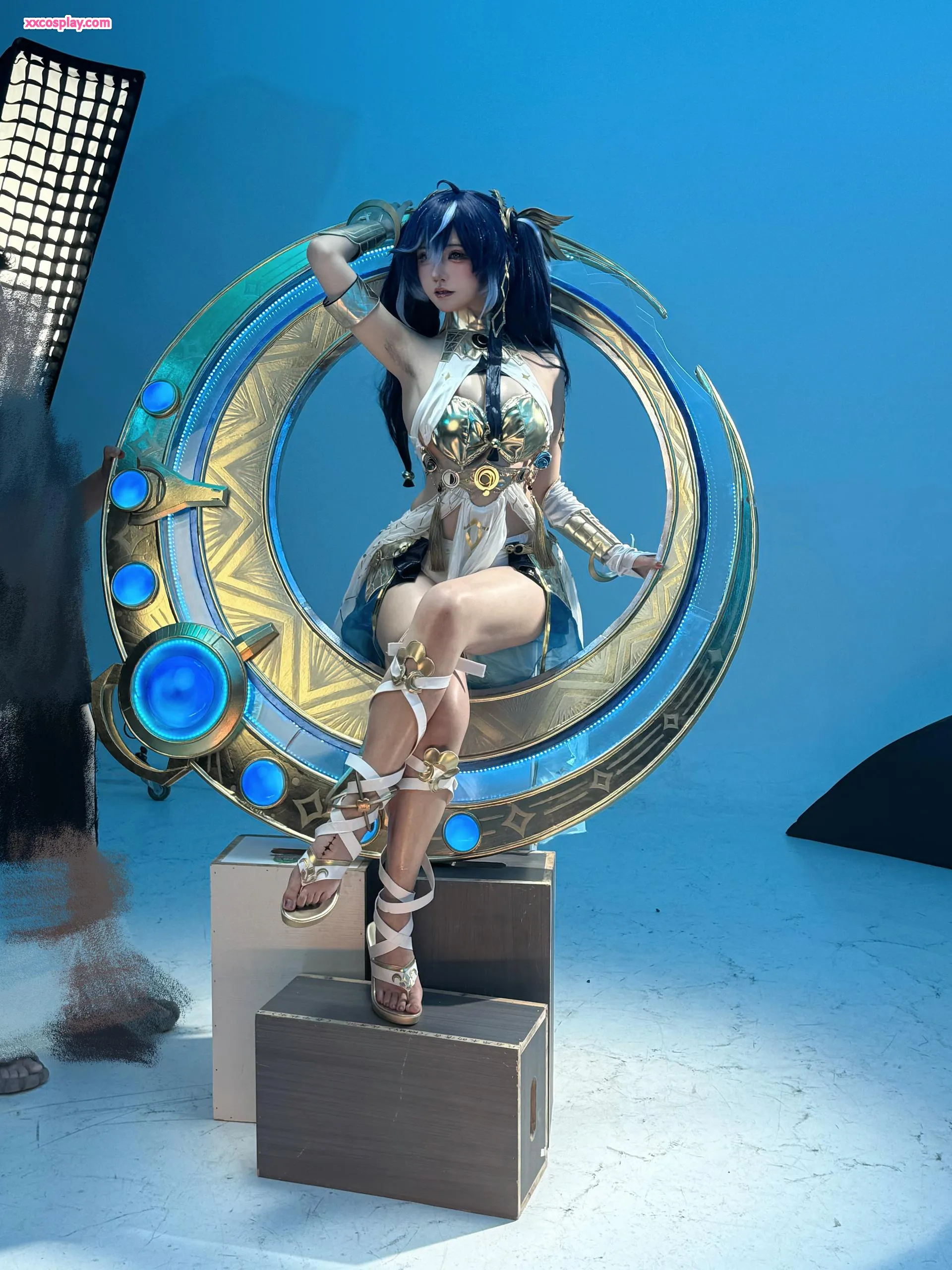 kaOri as Furina: Hidden Lunar Elegance