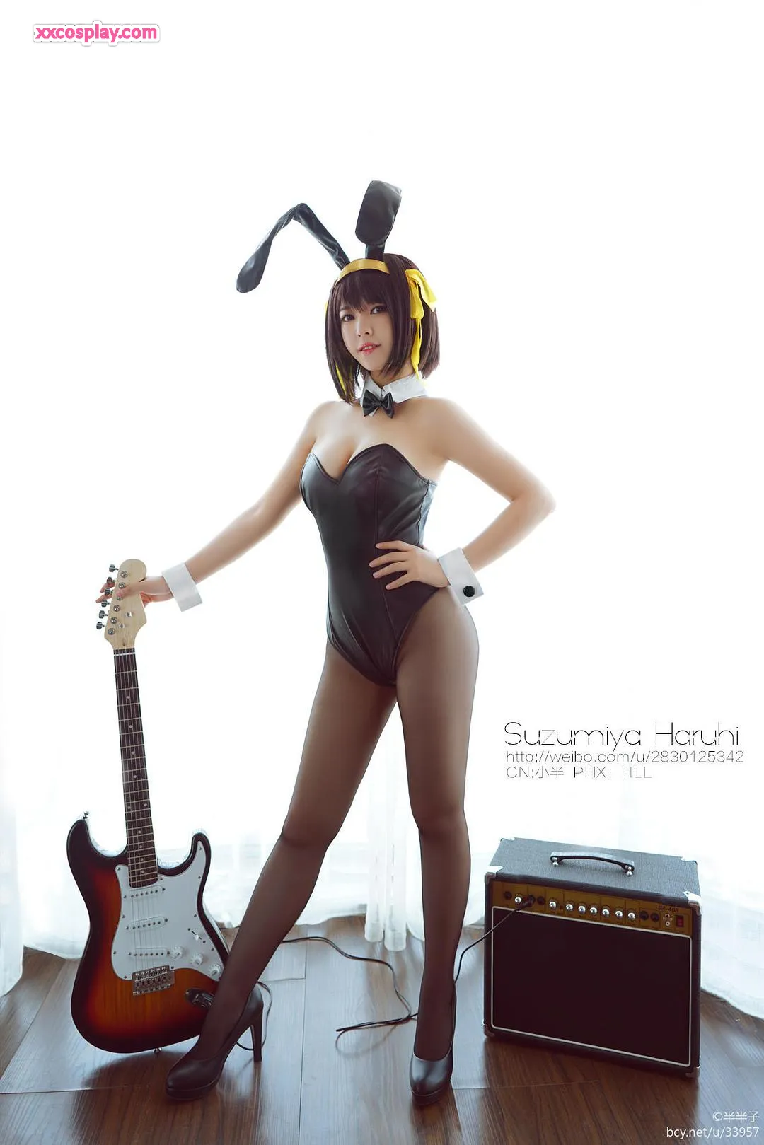 Banbanzi as Haruhi Suzumiya: Bunny Girl Guitarist