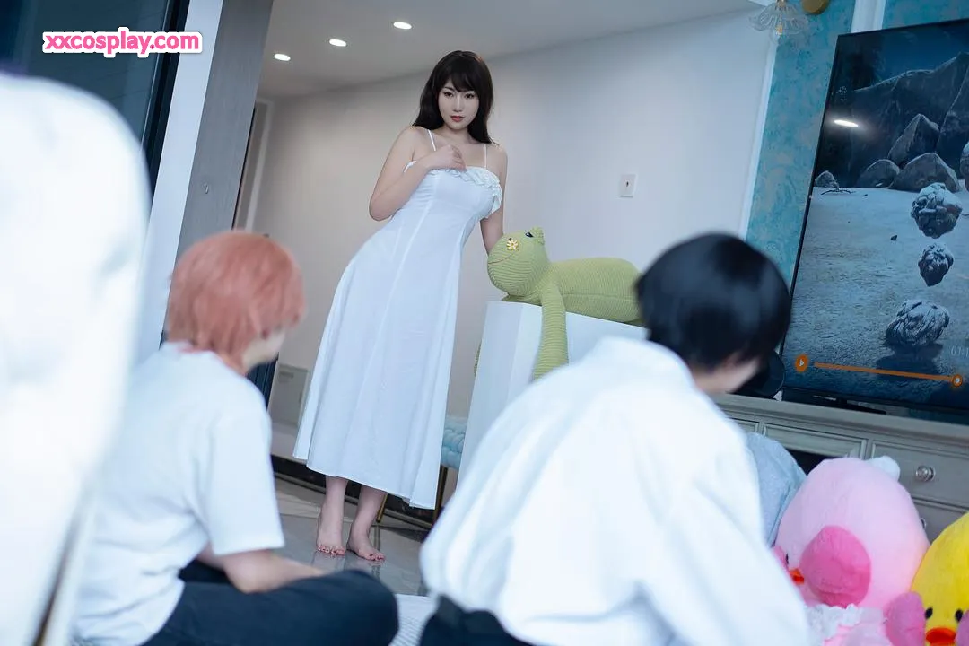 Xing Lan Lan Lan's Seductive Cow Print Lingerie