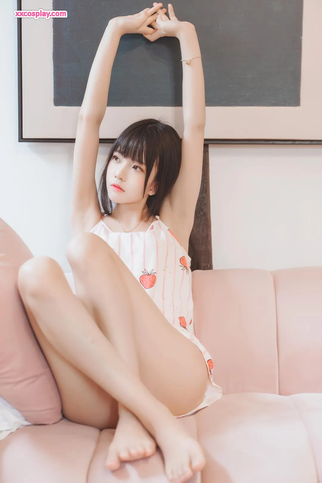 Cherry Meow: Little Strawberry on the Lips