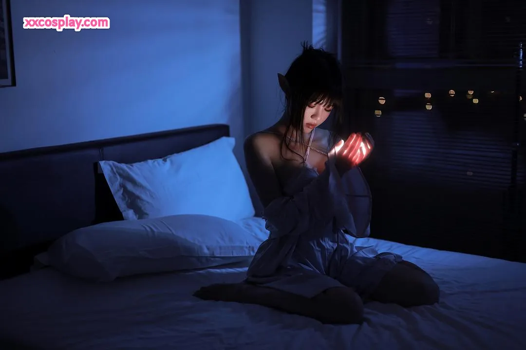 Cherry Meow's Dark Elf Lingerie